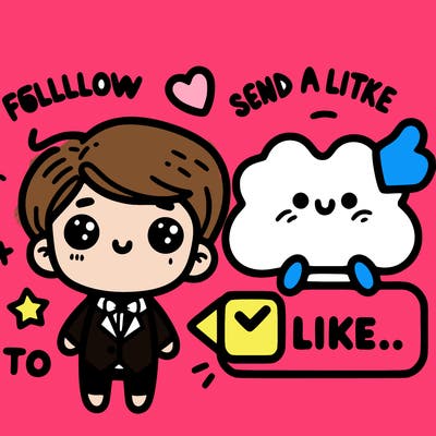 please follow and send a like