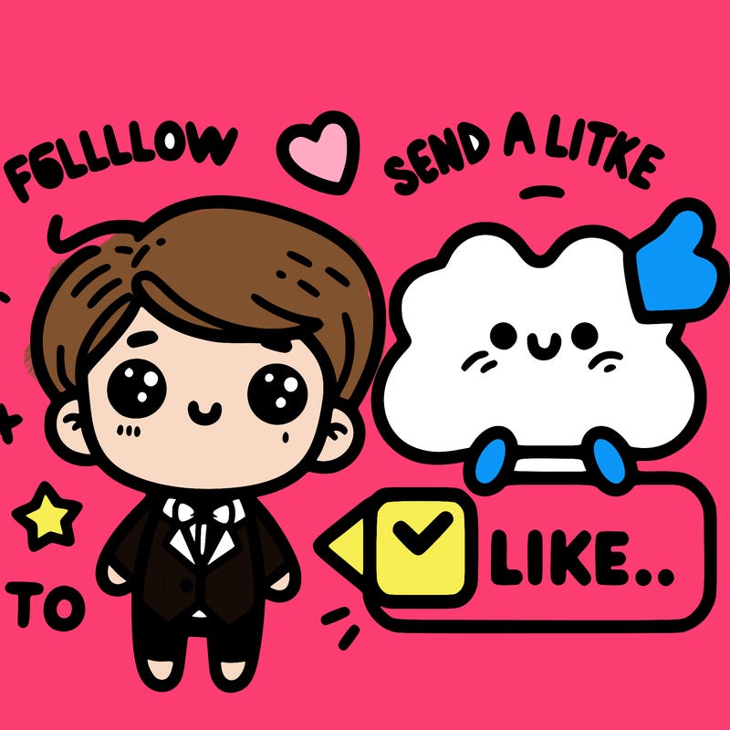 please follow and send a like