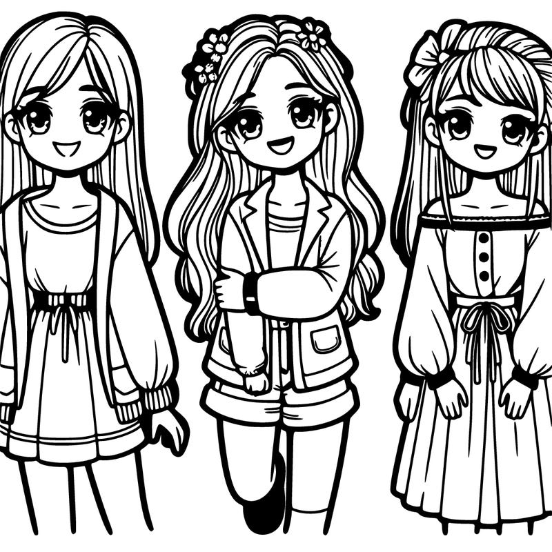 3 girls