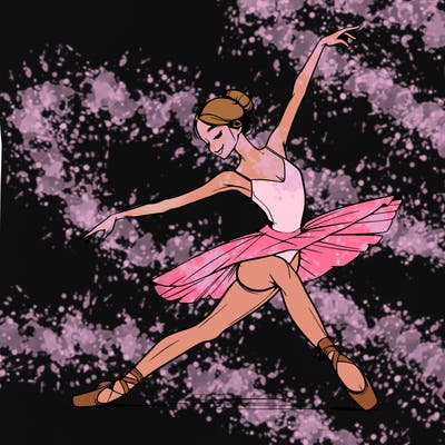 ballerina realistic aesthetic