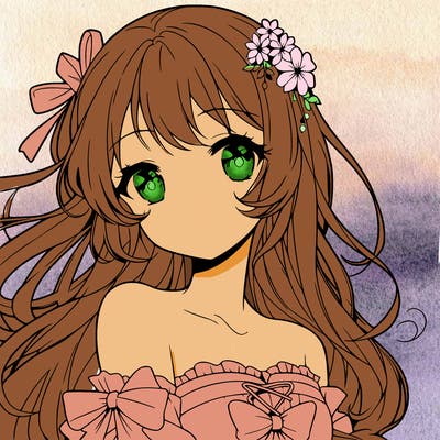 beautiful anime girl