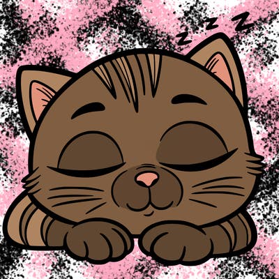 sleepy cat