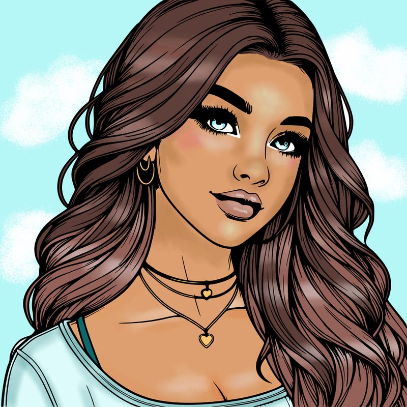 detailed realistic girl