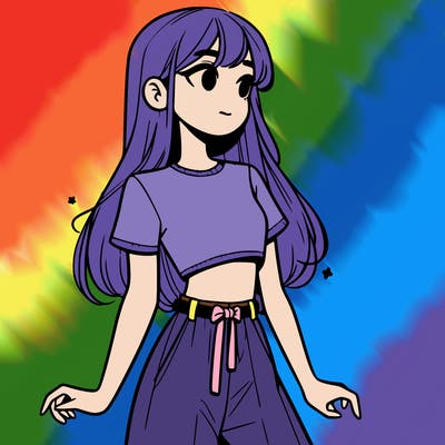 girl in a cute crop top