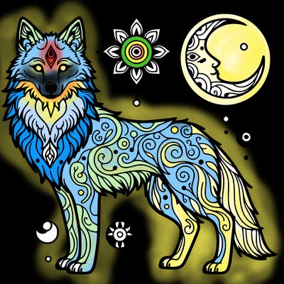 spiritual wolf