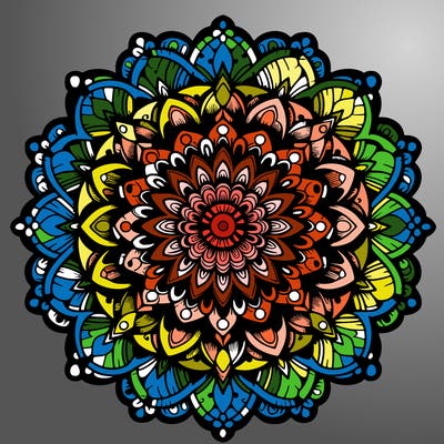realistic mandala