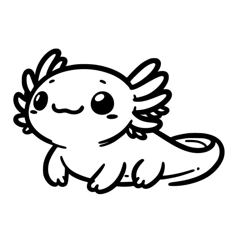 cute axolotl