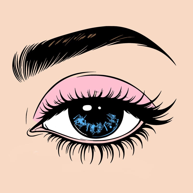 eye closed realistic