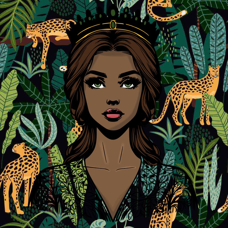 realistic beautiful queen