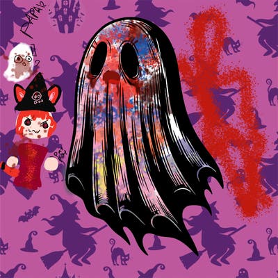 realistic creepy ghost