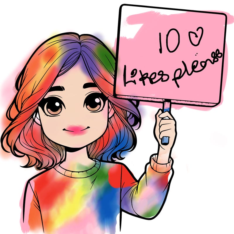 realistic girl holding up a sign