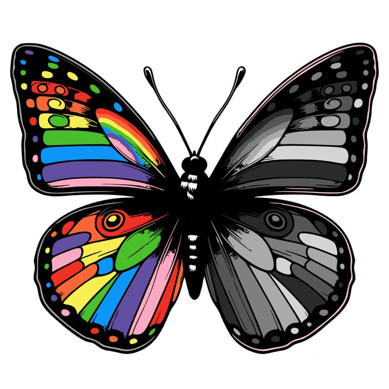 realistic butterfly