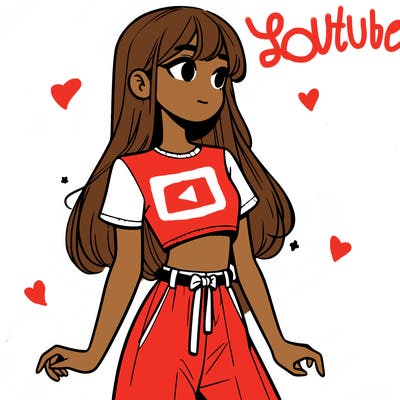 girl in a cute crop top