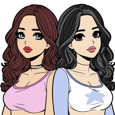 realistic twin sisters