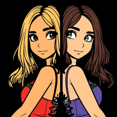 a realistic girl split