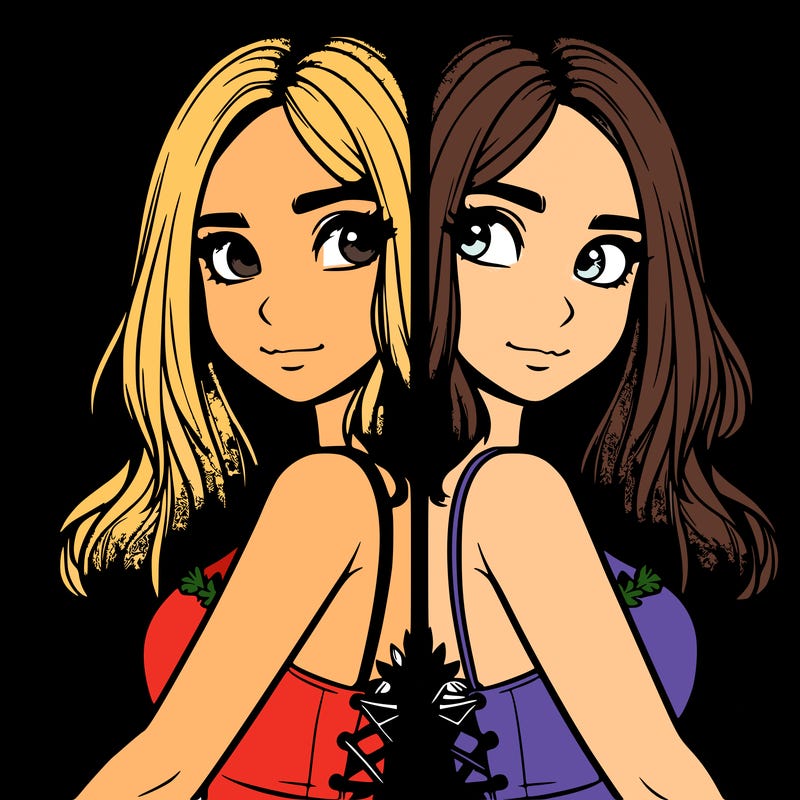 a realistic girl split