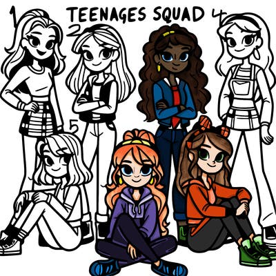 teenage girls squad
