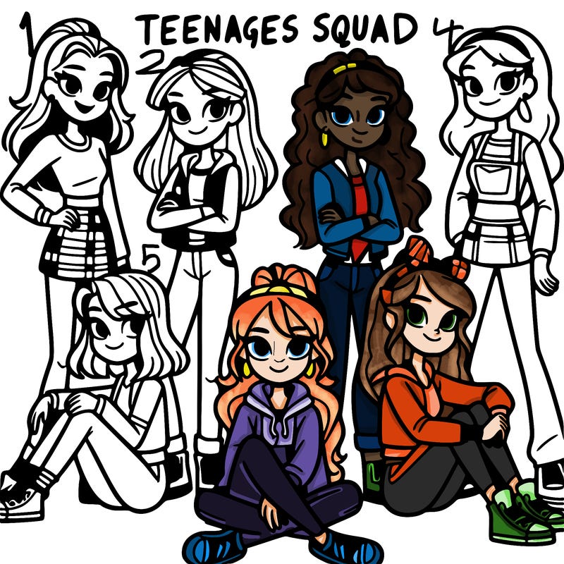 teenage girls squad