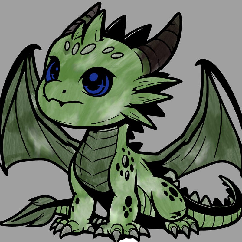 fierce baby night dragon