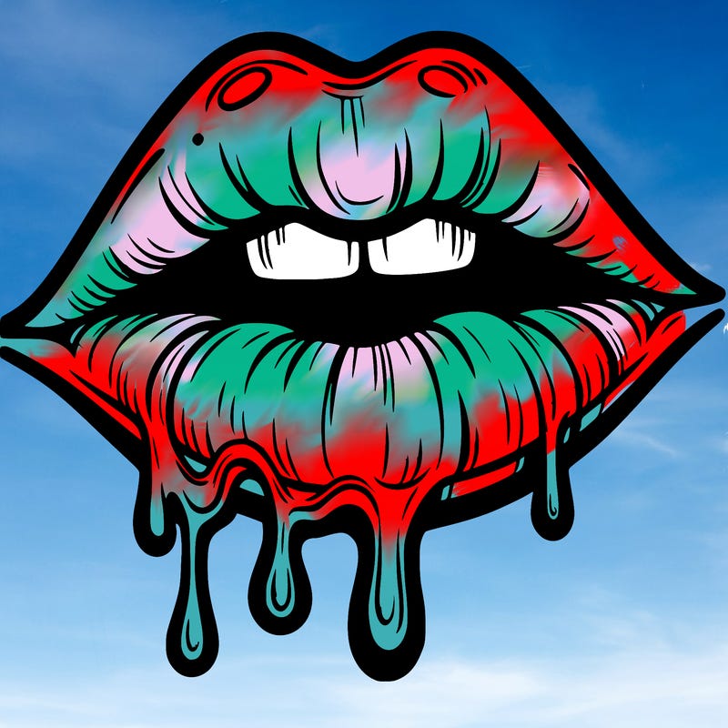 lips that look realistic and drip