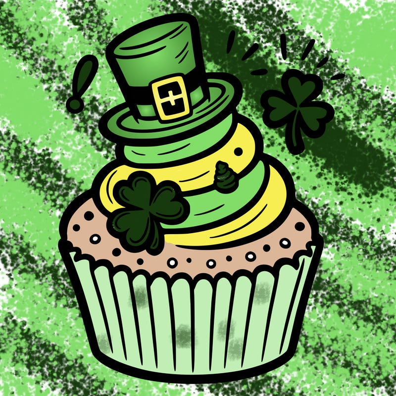 saint patrick’s day cupcake