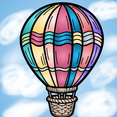hot air balloon