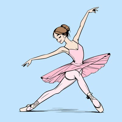 ballerina realistic aesthetic