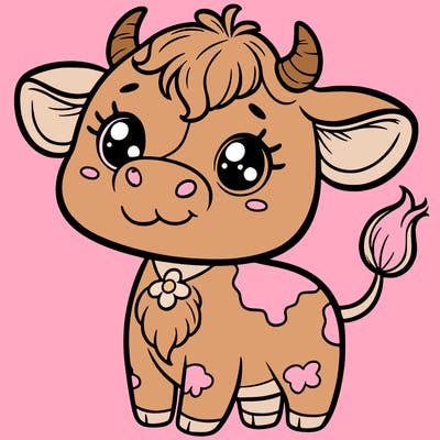 cute cow