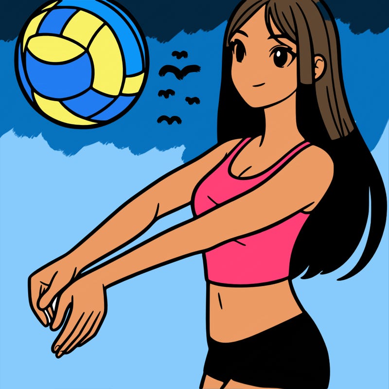 volleybal girl