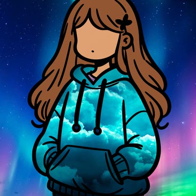 girl in sweatshirt
