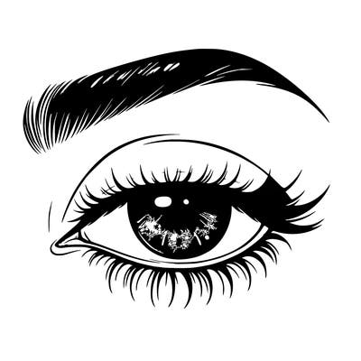 eye closed realistic