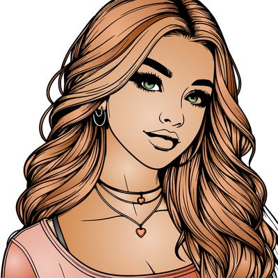 detailed realistic girl