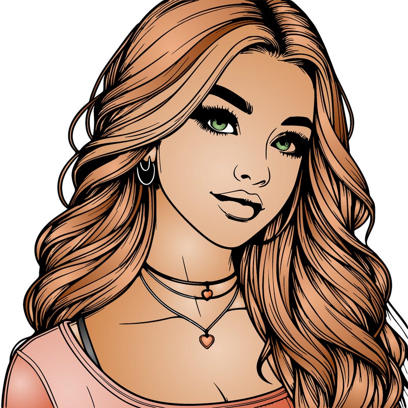 detailed realistic girl