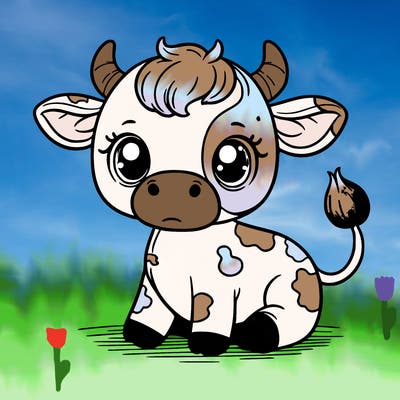 baby cow