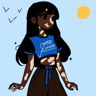 girl in a cute crop top