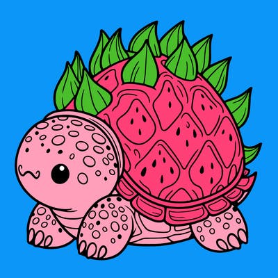 dragonfruit turtle