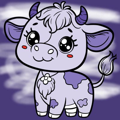 cute cow