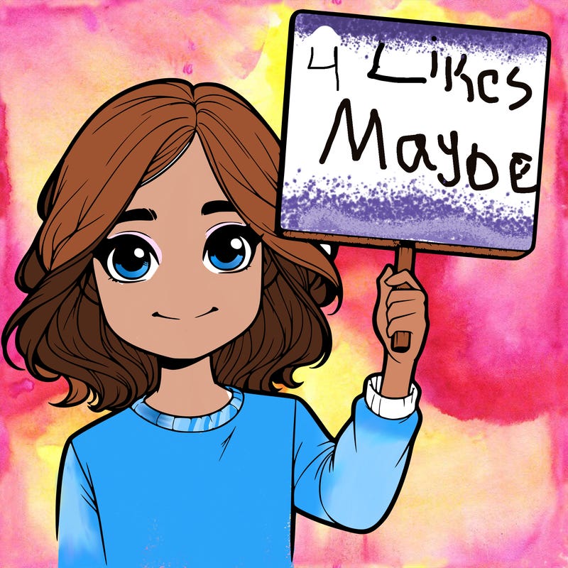 realistic girl holding up a sign