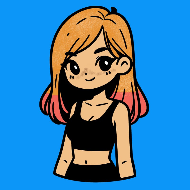 girl with crop top