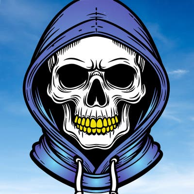 skull hoodie