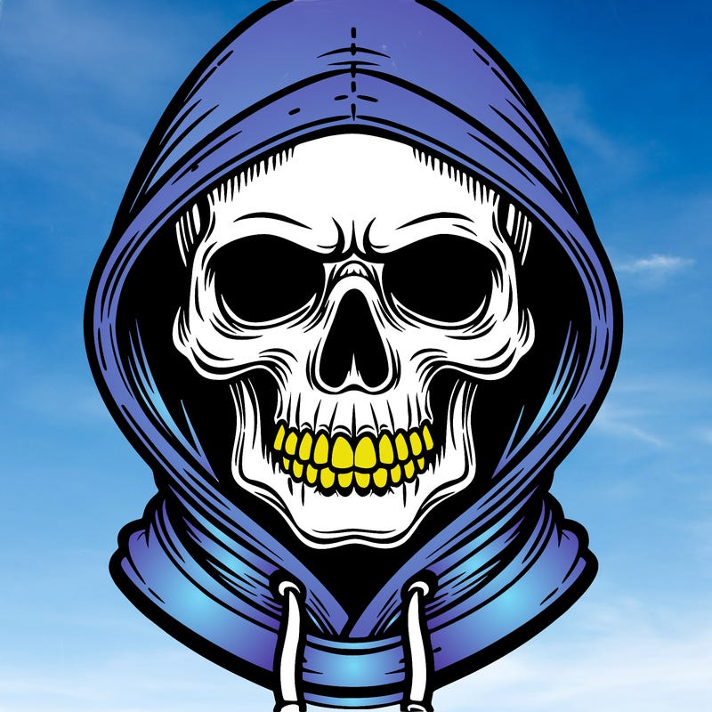 skull hoodie