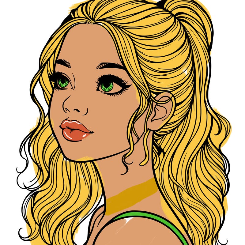 beautiful realistic girl