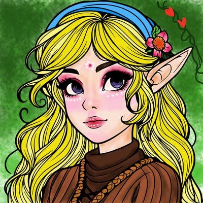 realistic elf girl