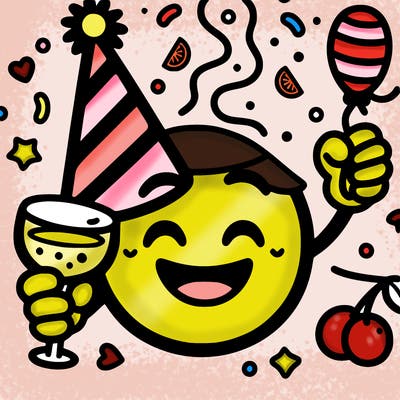 celebrating emoji