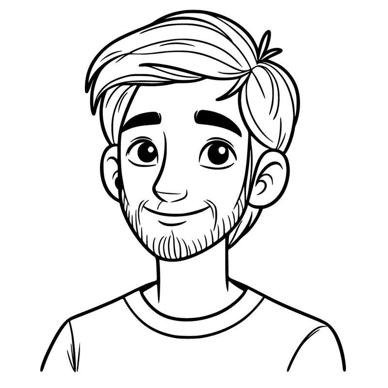 a man