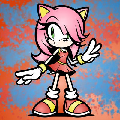 an original sonic character female
