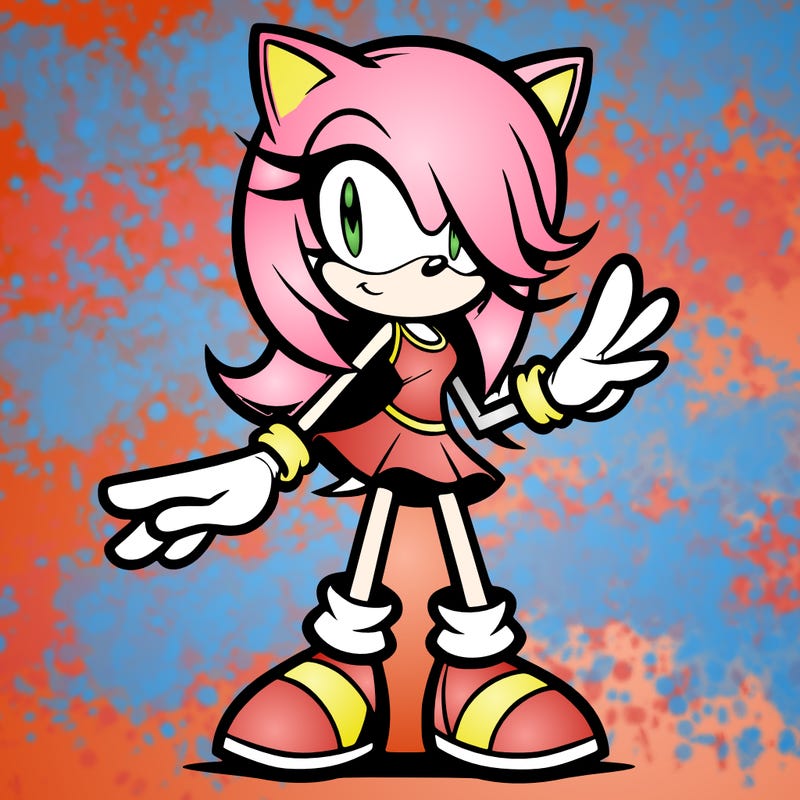 an original sonic character female