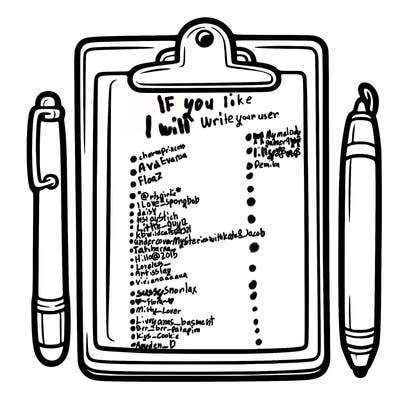 blank clip board with pen