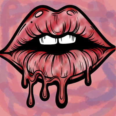 lips that look realistic and drip