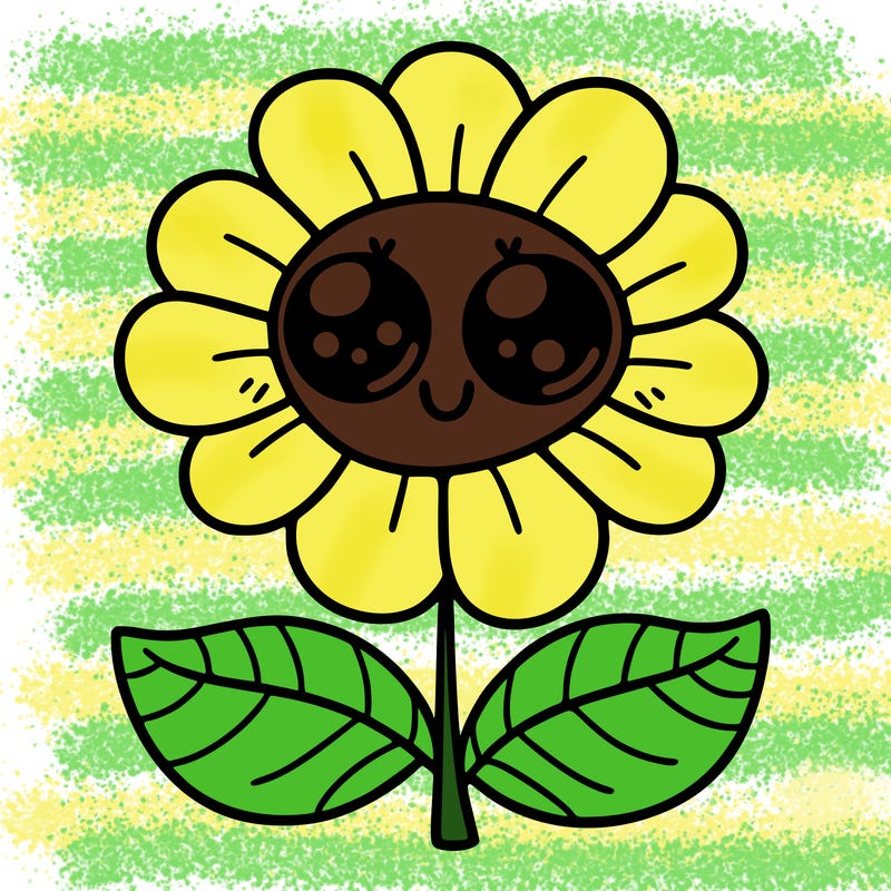 flower with eyes